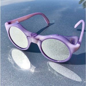 Vintage Flat Glass Lens Sunglasses By Nylon France